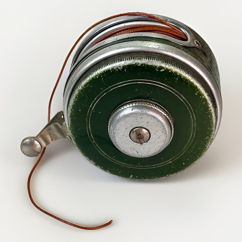 Vintage Shakespeare Silent Tru-Art Automatic Fly Reel No.1845 Model GA 1940 USA